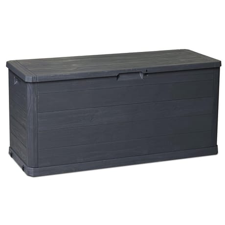 Coffre de rangement 280l coloris gris