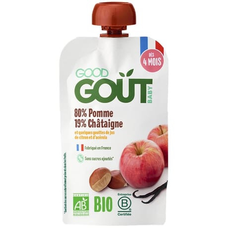 Good gout bio gourde pomme chataigne 120g