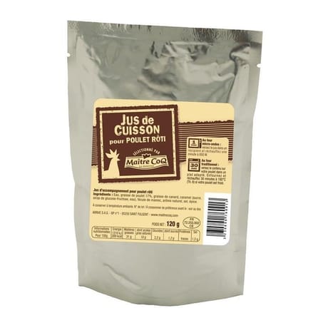 Maitre coq jus de cuisson pour poulet rôti 120g
