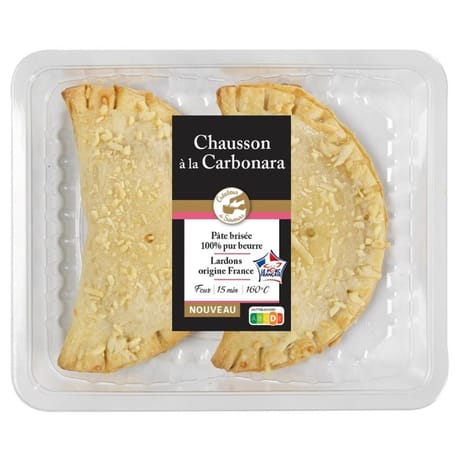 Chausson à la carbonara x2 200g bigard