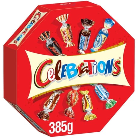 Célébrations assortiment chocolat boîte octogonale 385g