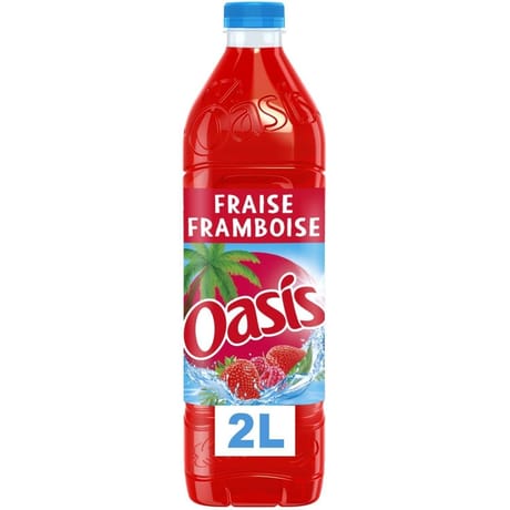 Oasis fraise framboise bouteille 2l