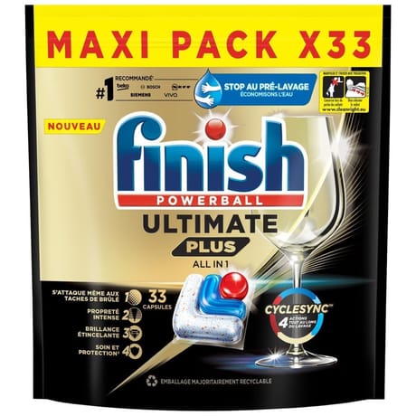 Finish ultimate plus capsule lave-vaisselle x33