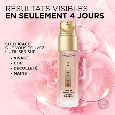 L'oréal paris age perfect sérum correcteur taches brunes 30 ml