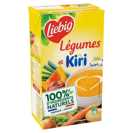 Liebig doux plaisirs légumes et kiri 1030g