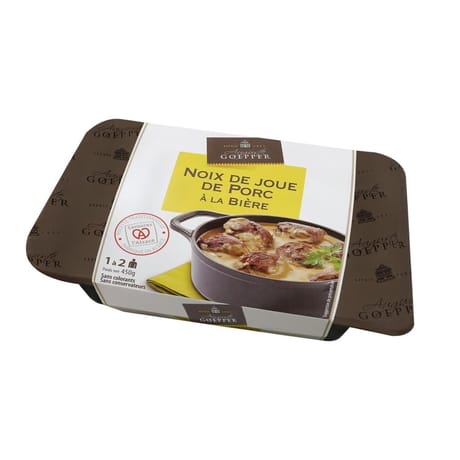 Noix de joue de porc a la biere 450gr