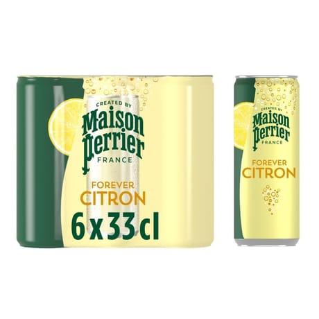 Maison perrier forever pétillante citron 6x33cl