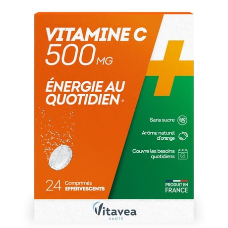Vitavea vitamine C 500mg effervescent  comprimés x24