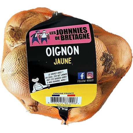 Ognion jaune filet 1kg