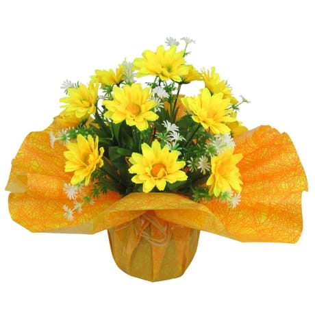 Bouquet bulle anthemis jaune