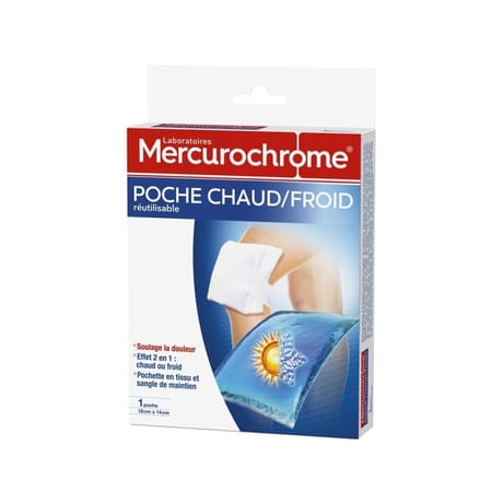 Mercurochrome poche chaud/froid réutilisable x1