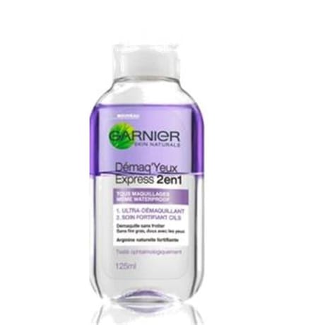 Garnier skin naturals visage démaquillant yeux toilette experte 125ml