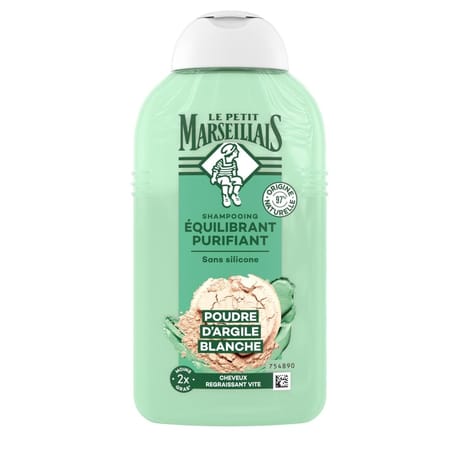 Le petit marseillais shampooing purifiant fraicheur infusion thym & argile blanc 250ml