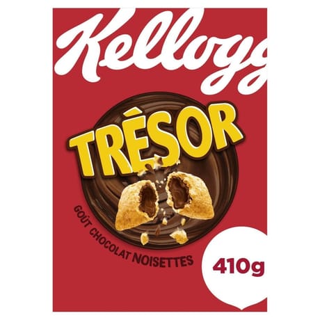 Kellogg's céréales trésor chocolat noisettes 410g