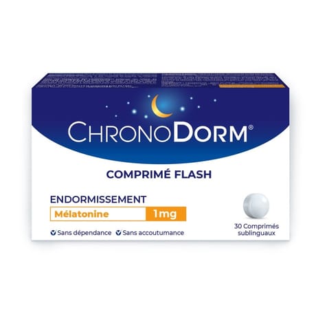 Chromodorm melatonine 1MG comprimés x30