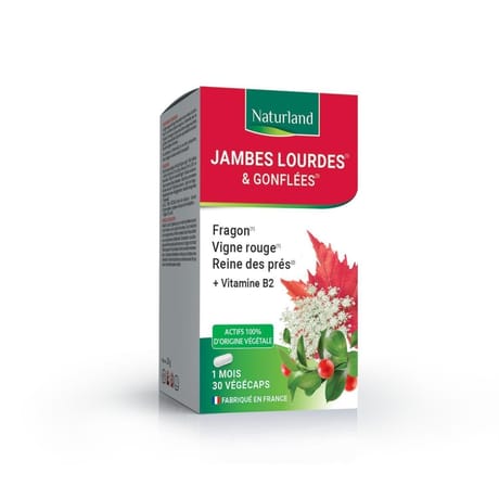 Naturland jambes lourdes et gonflées végécaps x30