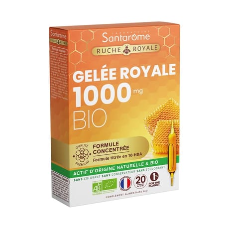 Santarome gelee royale 1000 mg ampoules x20