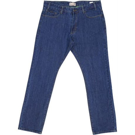 Pantalon en denim 5 poches coupe droite zippée détente STONE T52