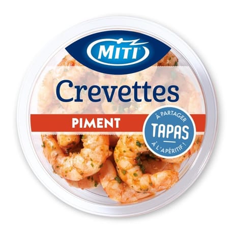 Crevettes decortiquées sauce piment 100g