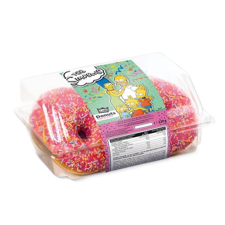 Donuts simpsons fraise x4