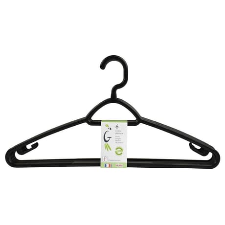 Laguelle cintres plastique crochet tournant x6