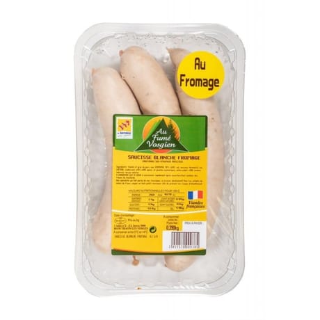 Saucisses blanches fromage