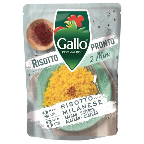 Riso gallo risotto pronto au safran 250g