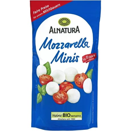 Alnatura mini billes mozzarella bio 125g