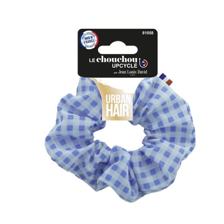 Jean louis david le chouchou upcyclé chouchou vichy carreaux urban hair