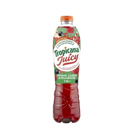 Tropicana juicy pomme cassis framboise 1.5l