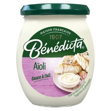 Bénédicta sauce aioli bocal 260g