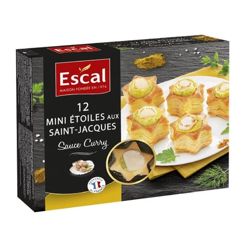 Escal 12 étoiles aux noix de Saint-Jacques curry 160g