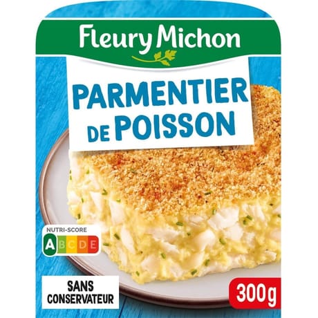 Fleury Michon parmentier de poisson à la ciboulette 300g
