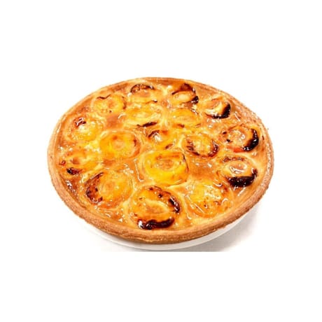 Tarte vergeoise abricot 6 parts
