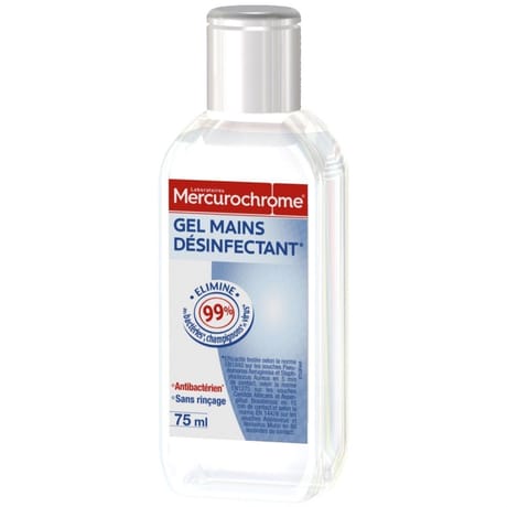Mercurochrome gel mains désinfectant 75 ml