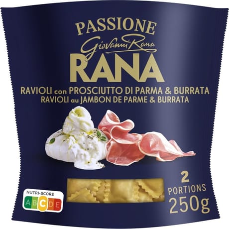 Rana pâtes fraîches girasoli jambon de parme et burrata 250g