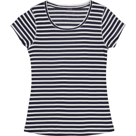 Tee shirt manches courtes femme ECRU/BORDEAUX T38\40