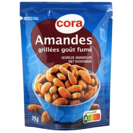 Cora amandes grillées goût fumé 75g
