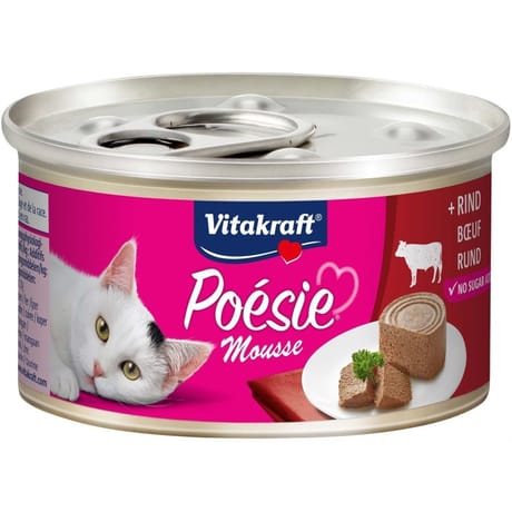 Vitakraft poésie mousse boeuf 85 grammes