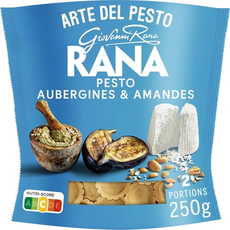 Rana pâtes fraîches pesto aubergines et amandes 250g