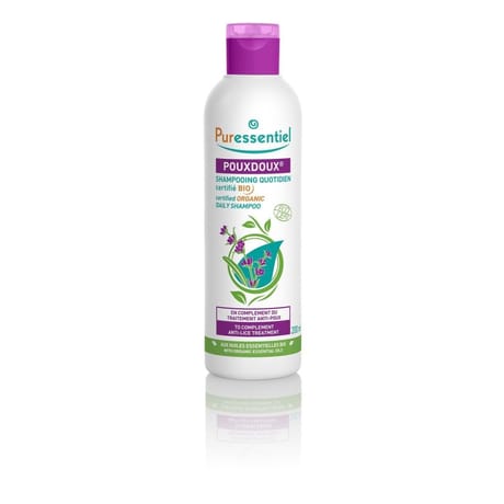 Puressentiel pouxdoux shampoing quotidien certifie bio pures 200ml