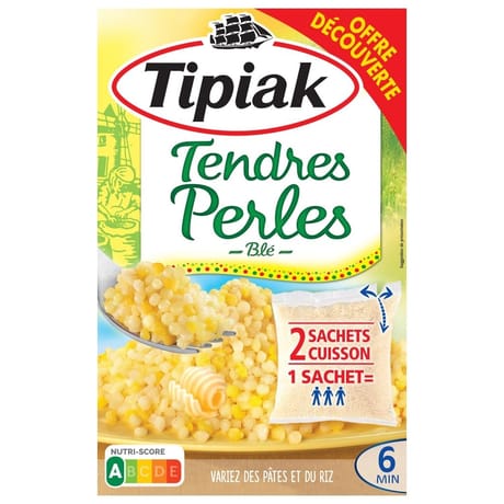 Tipiak tendres perles 350g offre découverte