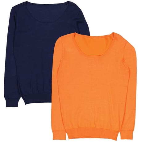 Pull manches longues femme LIGHT GREY MELANGE T50\52