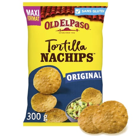 Old El Paso chips crunchy nachips 300g
