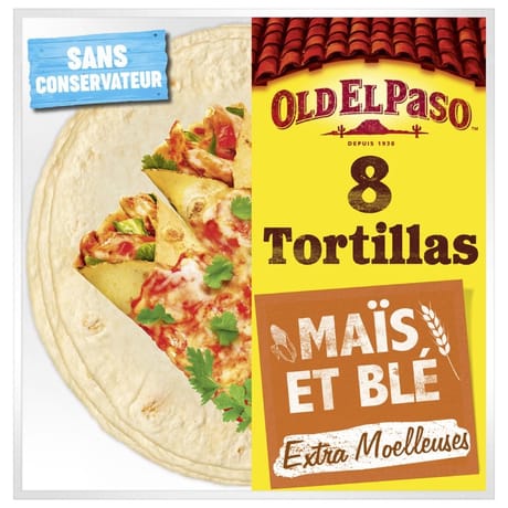 Old el Paso tortillas de maïs souples 335g