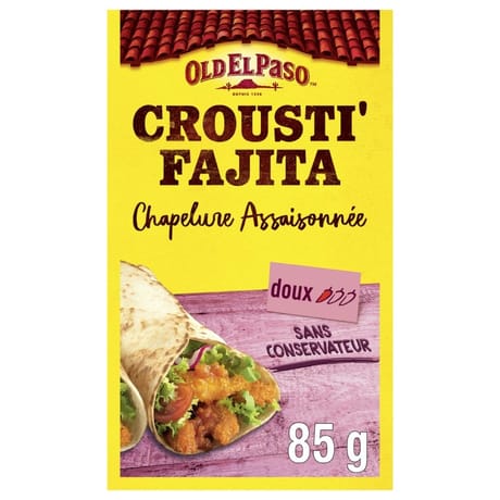 Old el paso mélange épices et chapelure pour poulet 85g
