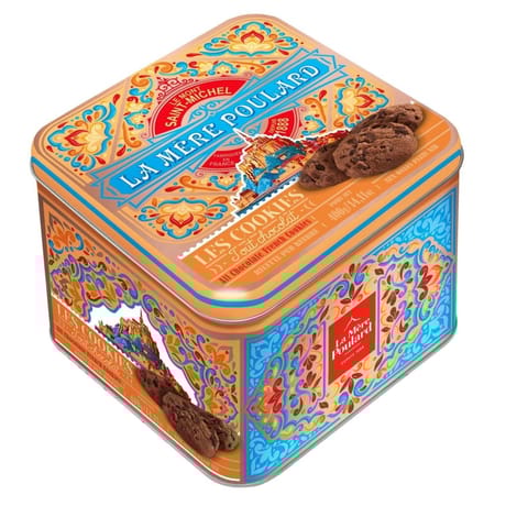 La Mère Poulard coffret fer collector cookies tout chocolat 400g