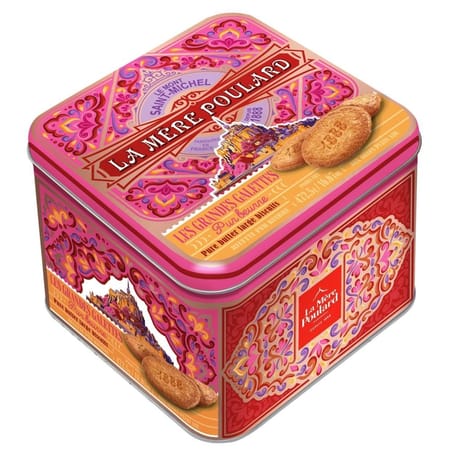 La Mère Poulard coffret fer collector les grandes galettes pur beurre 472.5 g