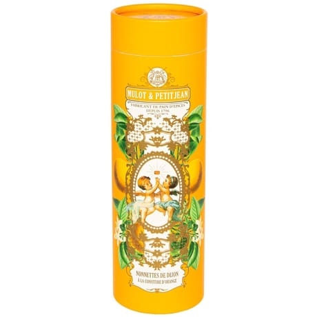 Boite tube carton 6 nonettes orange