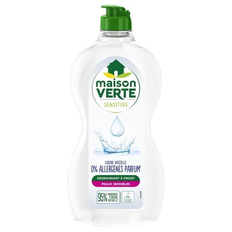 Maison verte liquide vaisselle 0% 500ml